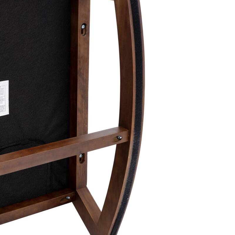 Modern Linen Upholstered Rocking Chair, Living Room Lounge Arm Chair