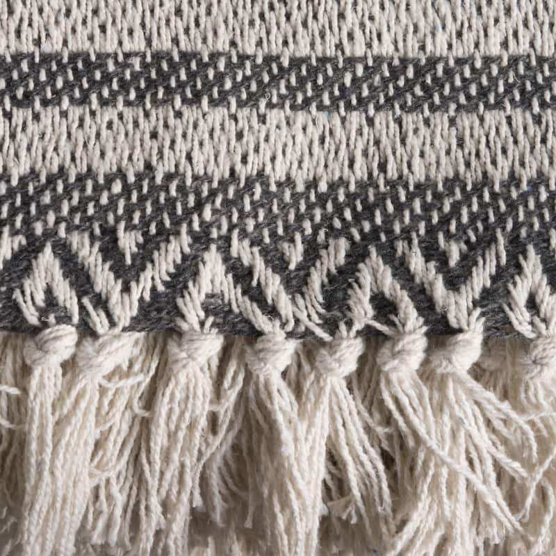 DII Slub Stripe Decorative Throw
