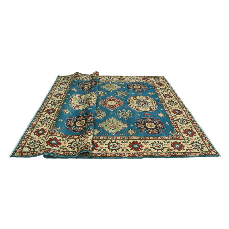 Noori Rug Kazak Ender Blue/Ivory Rug - 8'4" x 11'9"