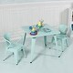 preview thumbnail 19 of 22, Costway Kids Steel 27'' Square Table Children Play Learn Activity