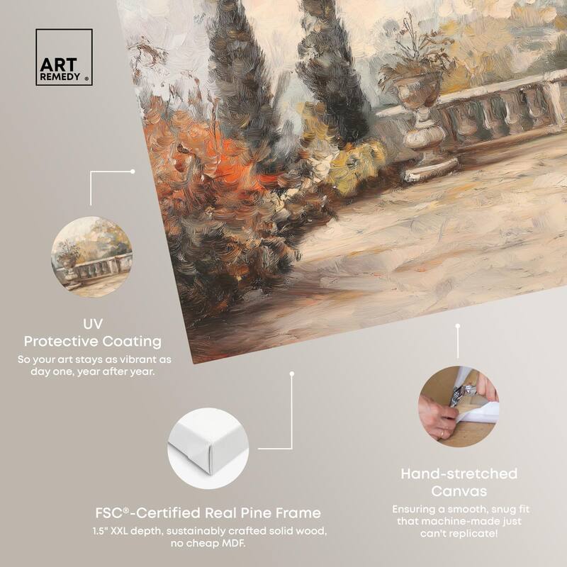 Autumnal Arbor Canvas by Art Remedy, Gallery Wrapped