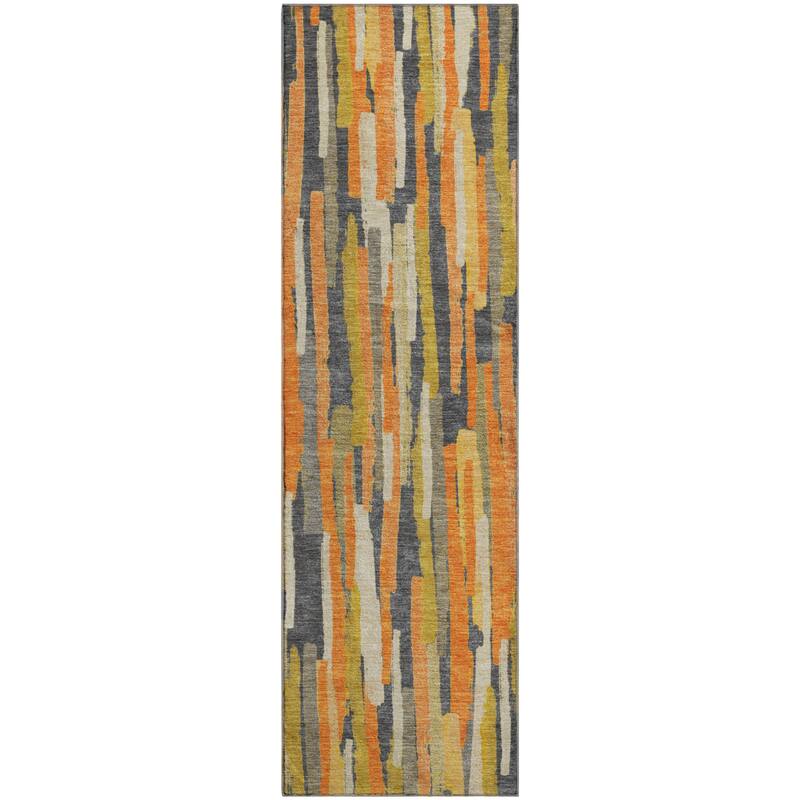 Premium Washable Super Soft Global Stripes Mayfield Rug