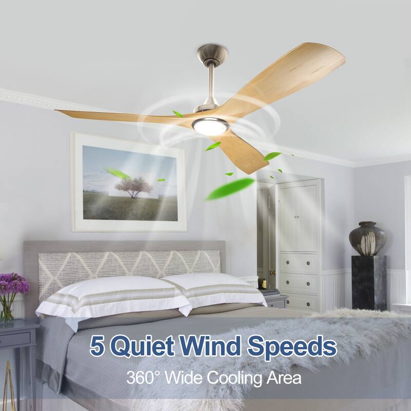 Remote Ceiling Fan with Lights Flush Mount