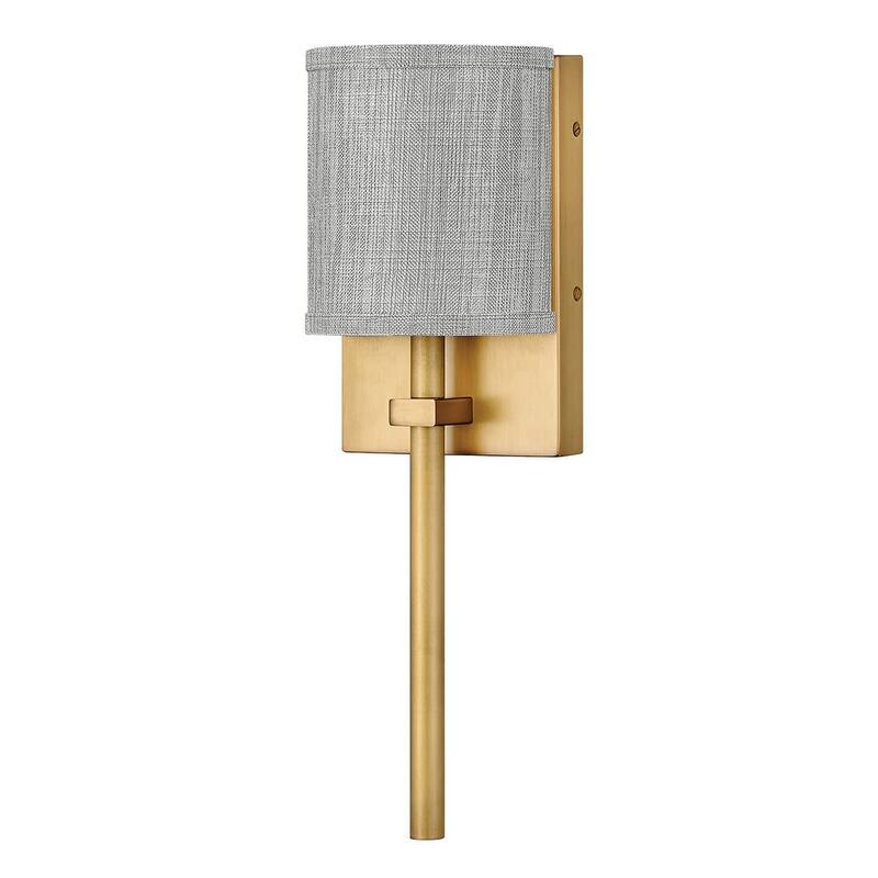 Hinkley Lighting Avenue 5-1/2" Wide Galerie Integrated LED Wall Sconce - Heritage Brass