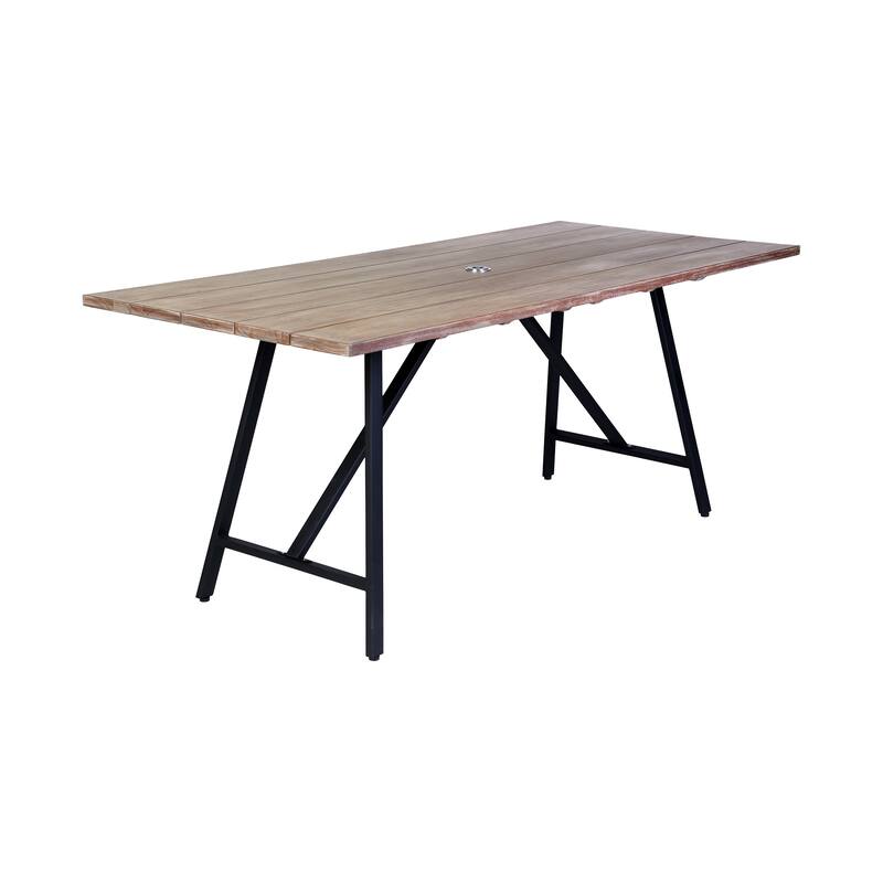 Koala and Shasta Rope and Eucalyptus Wood 5 Piece Outdoor Dining Set