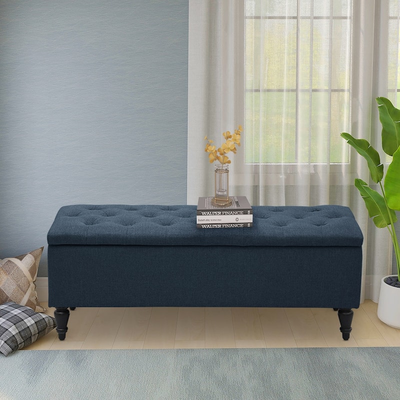 Maypex 45 in. Upholstered Storage Bench
