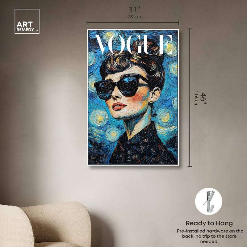 Starry Night Icon Canvas by Art Remedy