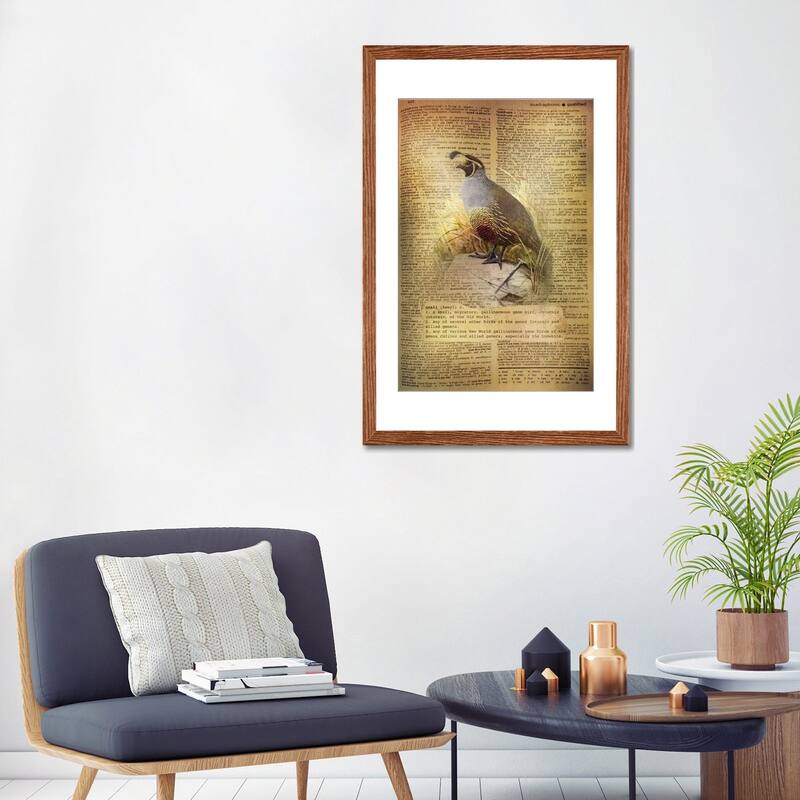 iCanvas "Q - Quail" by 5by5collective