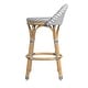 preview thumbnail 4 of 5, Inez 24 in. Seat Height Rattan Low Back Counter Stool
