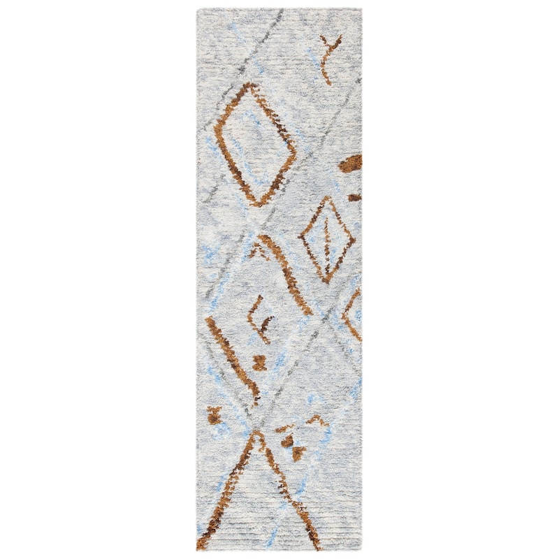 SAFAVIEH Handmade Casablanca Shag Synne Wool Rug