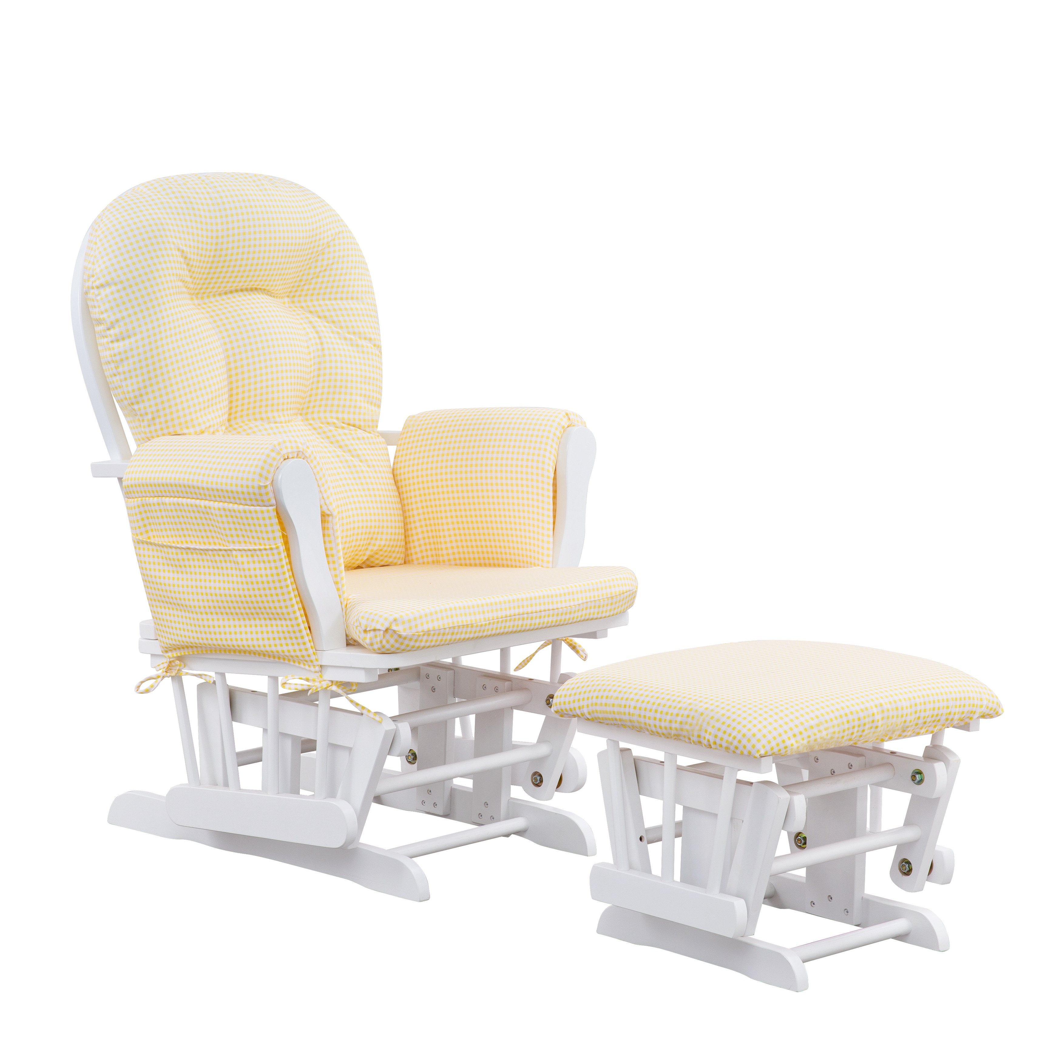 Joy Glider Rocking Chair Replacement Cushions Set Beige N A