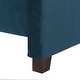 preview thumbnail 9 of 7, SAFAVIEH Theron Velvet Home Accent, Navy, Traditional