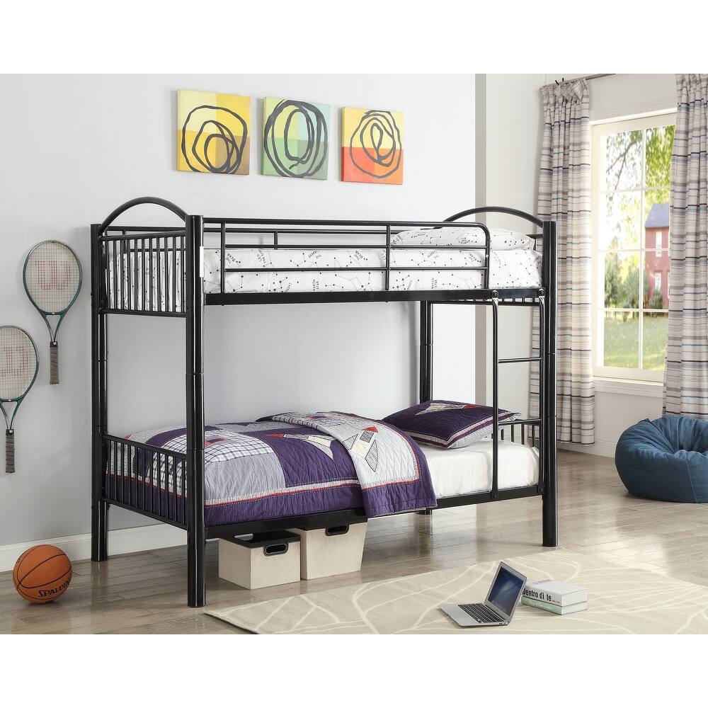 Booker Twin over Twin Bunk Bed with Ladder
