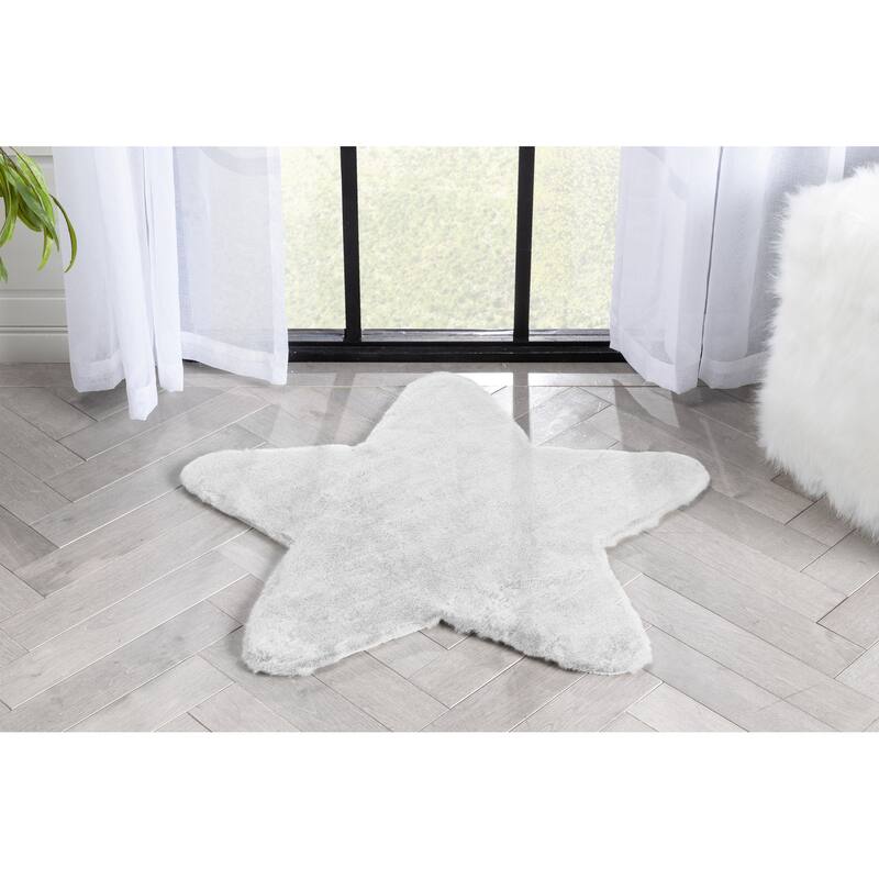 Well Woven Opal Crest Plush Glam Modern Area Rug