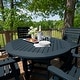 preview thumbnail 7 of 49, Weatherly 5-piece Outdoor Dining Set - 48" Round Table, Counter-height