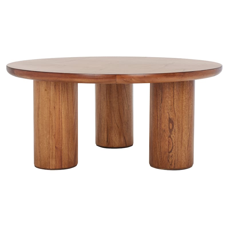 SAFAVIEH Mork 3 Leg Round Coffee Table - 40" W x 40" D x 18" H