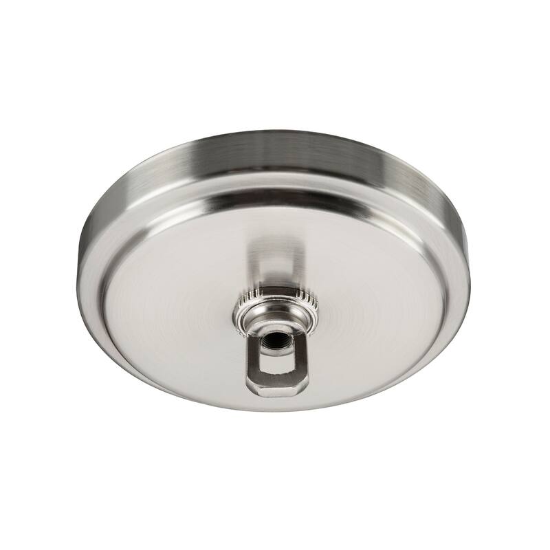 Aspen Creative Transitional Chandelier&Light Fixture Canopy Kit w/Collar Loop,Brushed Nickel,5-1/8" Diameter,1" Center Hole