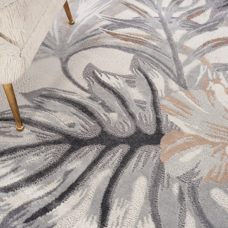 Nourison Seaside Tropical Modern Textured Indoor Rug