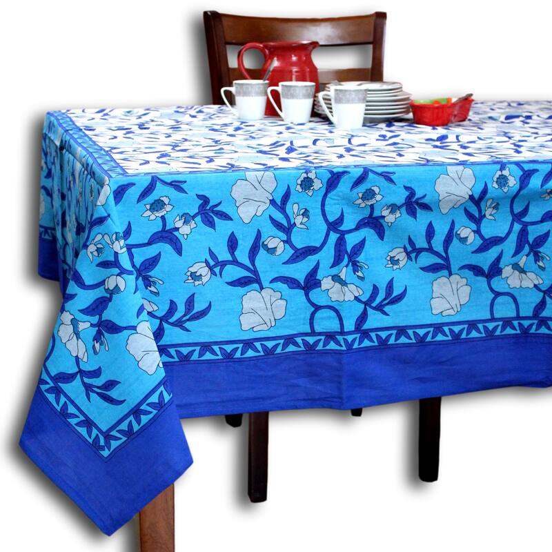 Cotton Sensationally Floral Tablecloth Rectangle Collection