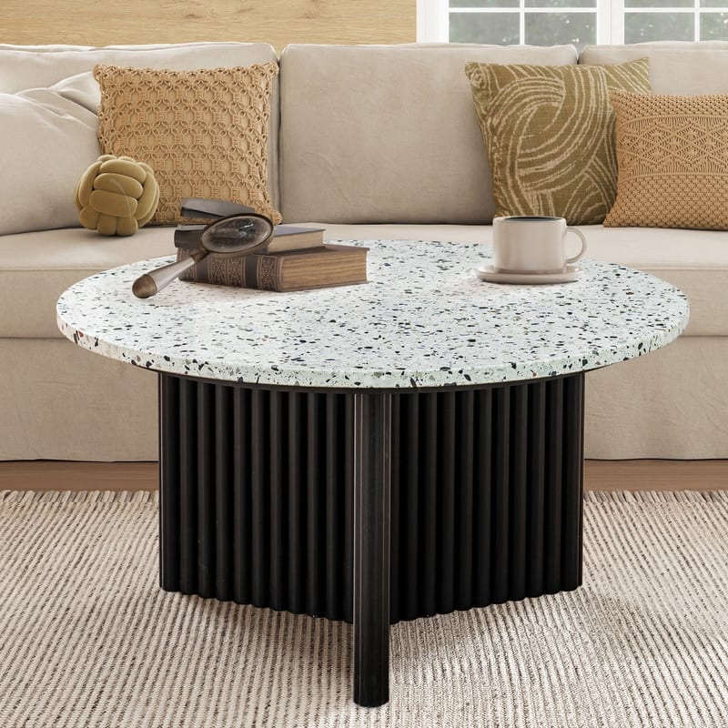Round Coffee Table - White