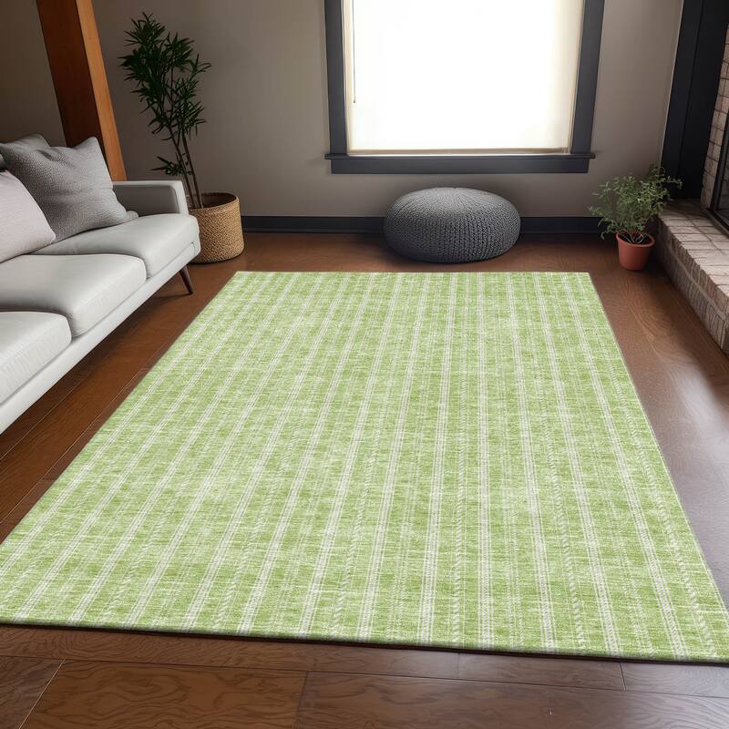 Premium Washable Super Soft Stripe Mayfield Rug