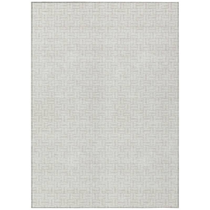 HomeRoots Geometric Transitional Rectangle Outdoor Rug