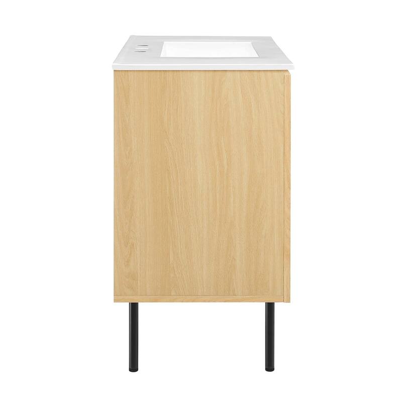 Chaucer 18"/24"/30"/36"/48"Single Basin/48" White Basin Bathroom Vanity