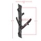 preview thumbnail 5 of 3, Danya B. Cast Iron Tree Branch Double Wall Mount Coat Hooks (Set of 2)
