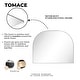 preview thumbnail 31 of 31, TEHOME Dezerae Large Arch Mirror for Mantel, 40'' W x 32'' H