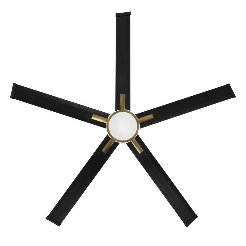 MLiAN 60 In. 5 Aluminium Blades Indoor LED Ceiling Fan with Remote, Smart Ceiling Fan - 60"