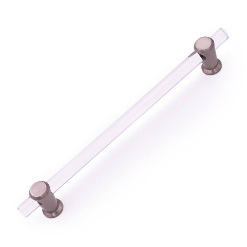 RK International Radiance 8 Inch Center to Center Bar Cabinet Pull - Satin Nickel