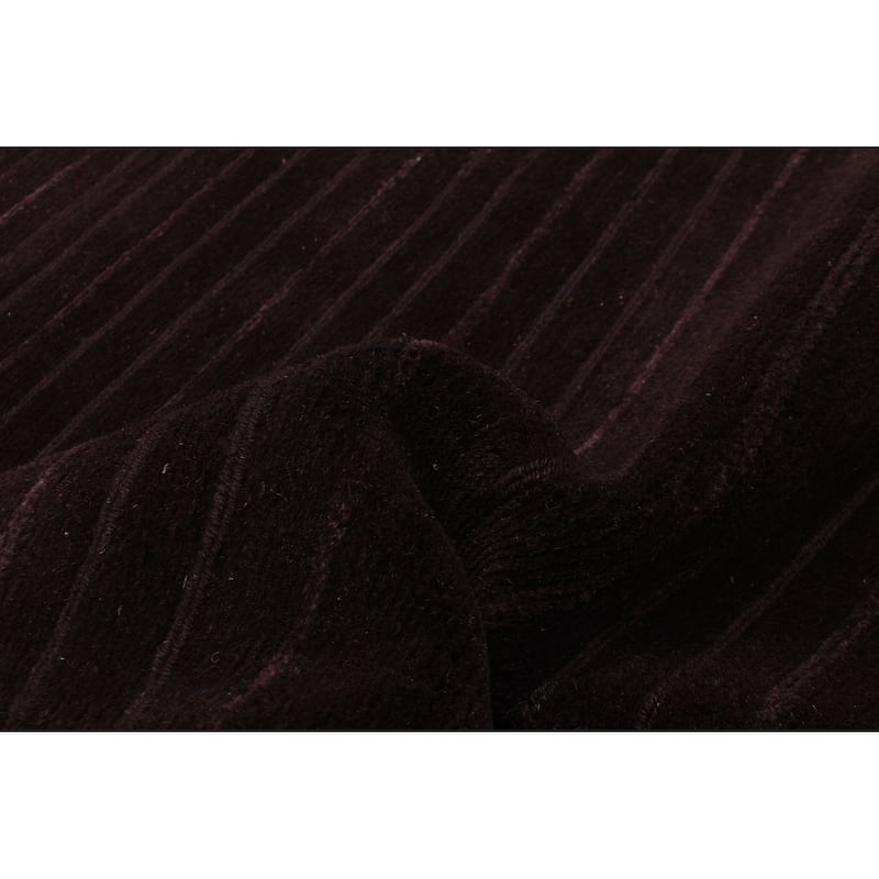 ECARPETGALLERY Hand-knotted Opulence Magenta Wool Rug - 3'0 x 10'11
