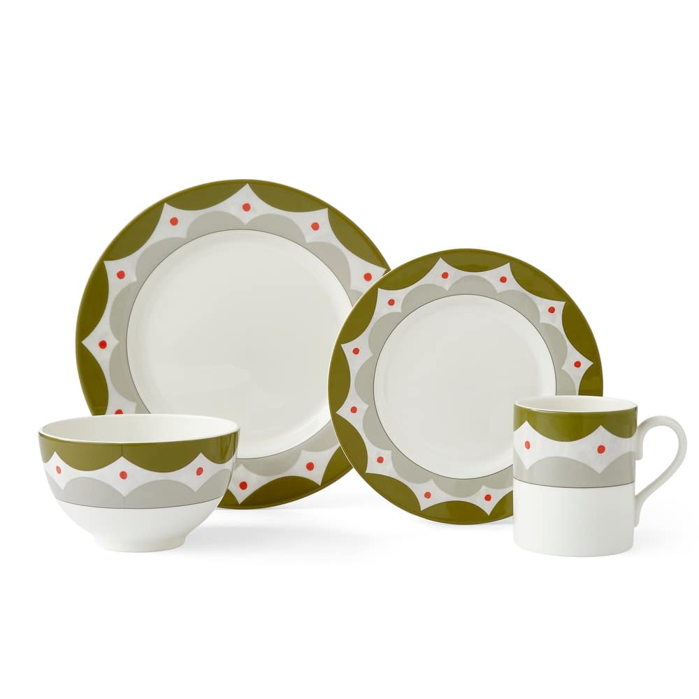 Kit Kemp for Spode Geo 4 Piece Place Setting