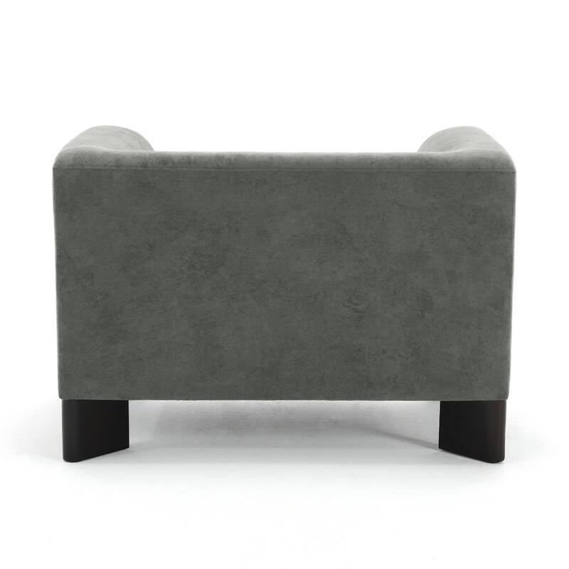 Modern Upholstered Arm Club Chair
