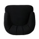 preview thumbnail 12 of 49, Roomfitters Modern Velvet Accent Chair, Upholstered Barrel Chair with Wooden Legs
