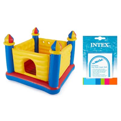 Intex Inflatable Jump-O-Lene Kids Ball Pit and Wet Set Repair Patch 6 Pack Kit - 26