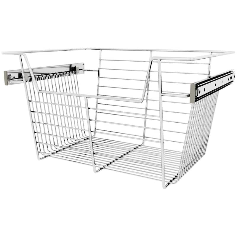 Rev-A-Shelf Sidelines 18" Wide x 10" High Pull Out Basket - Chrome