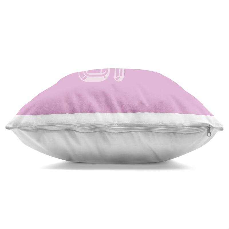 Stupell Level Up Purple & White Decorative Printed Throw Pillow Design by Yass Naffas Designs