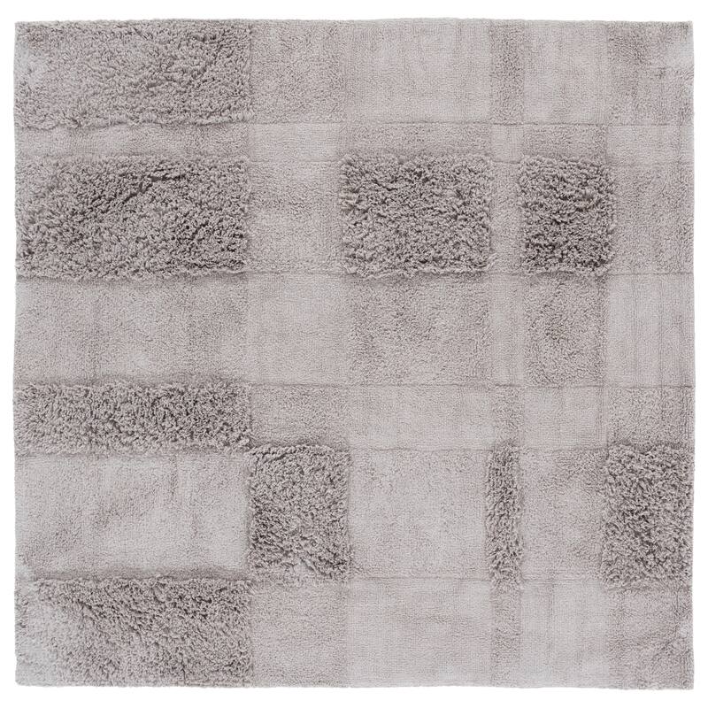 SAFAVIEH Handmade Easy Elli Care Machine Washable Rug - 6' Square - Grey