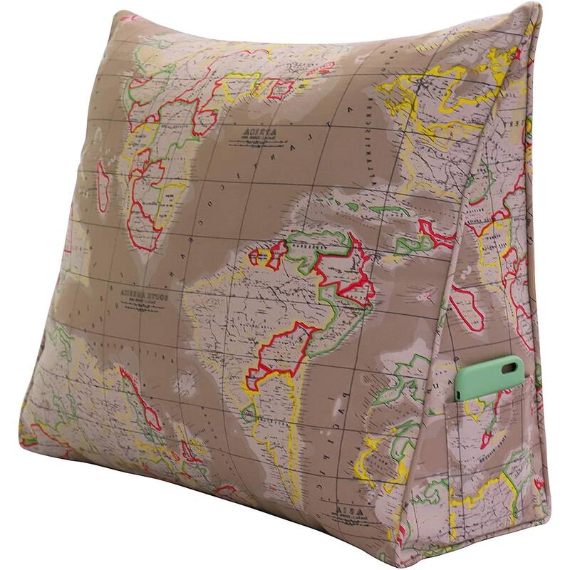 Bed Rest Reading Wedge Pillow Sofa Back Support Lounge Cushion Adult