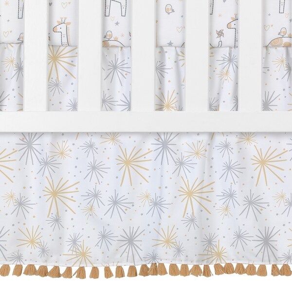 metallic gold crib sheets