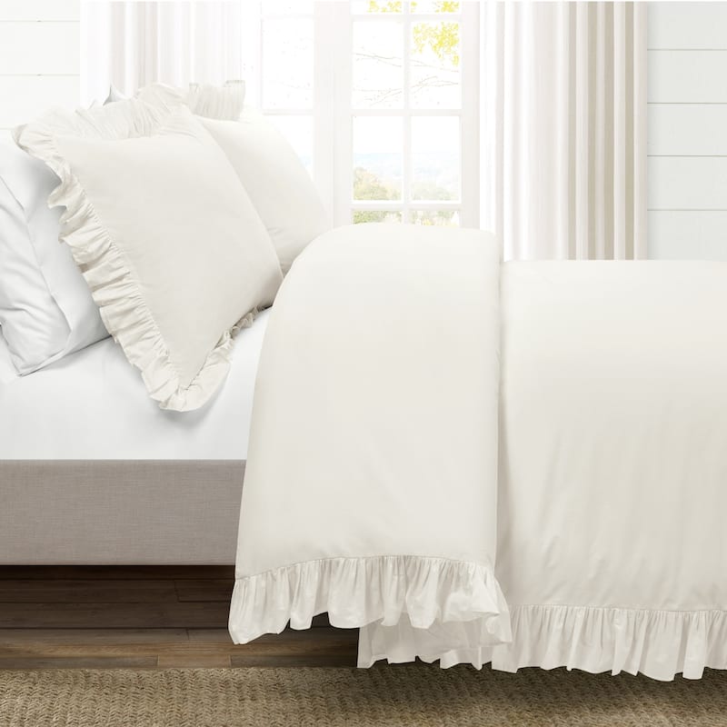 Lush Decor Reyna 3 Piece Cotton Duvet Set