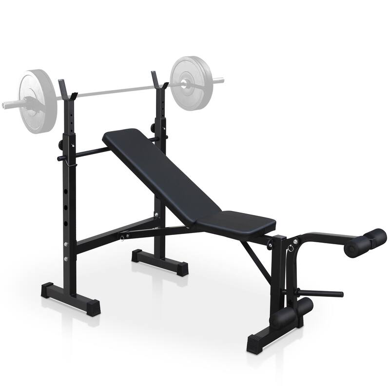 Olympic Weight Bench and Squat Rack Set