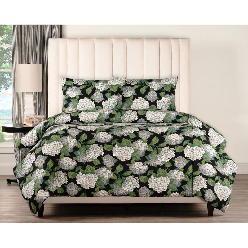 Magnolia Home Fashions Summerwind Ebony Duvet cover & shams Set