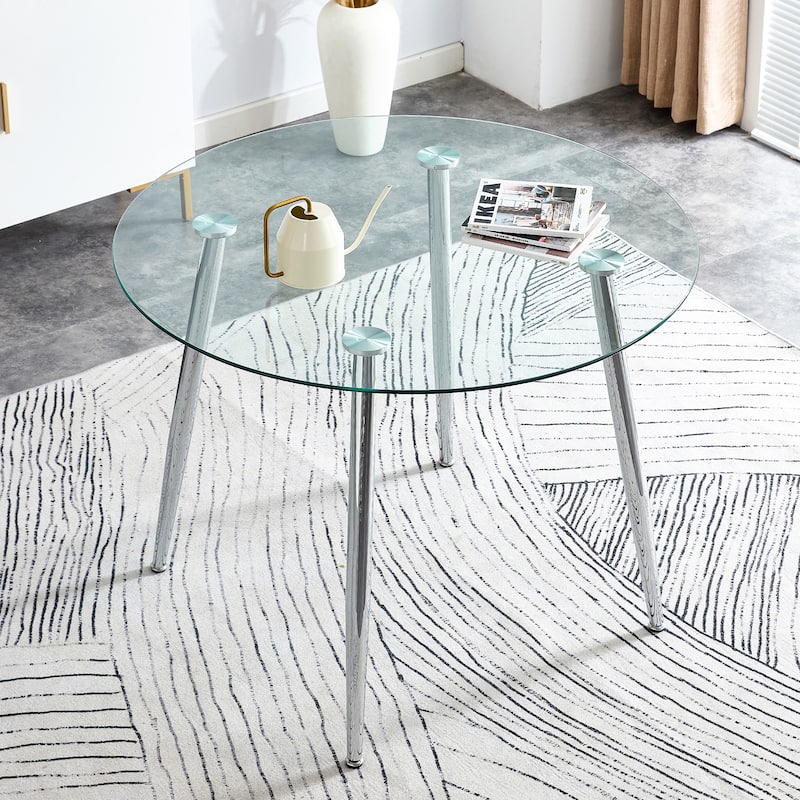 Modern Minimalist Circular Dining Table