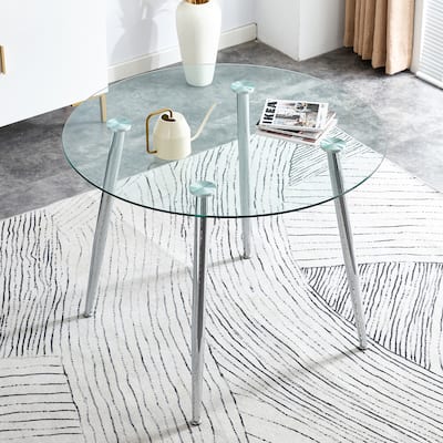 Modern Minimalist Circular Dining Table