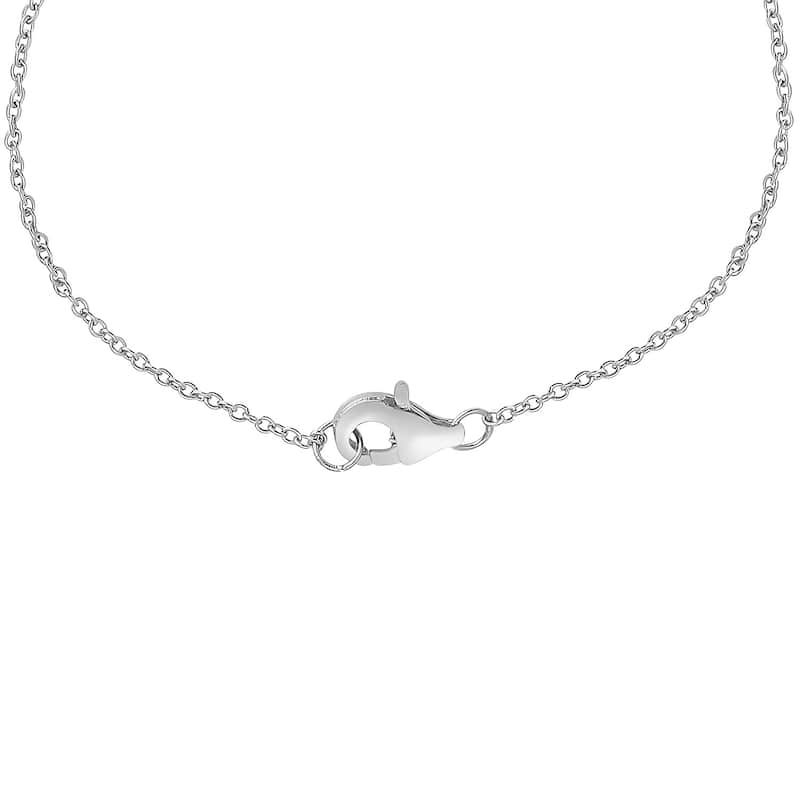 Victoria Townsend Cubic Zirconia Tree of Life Silver Plated Pendant Necklace