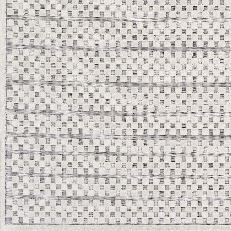 Livabliss Brennah Indoor/ Outdoor Checkered Stripe Area Rug