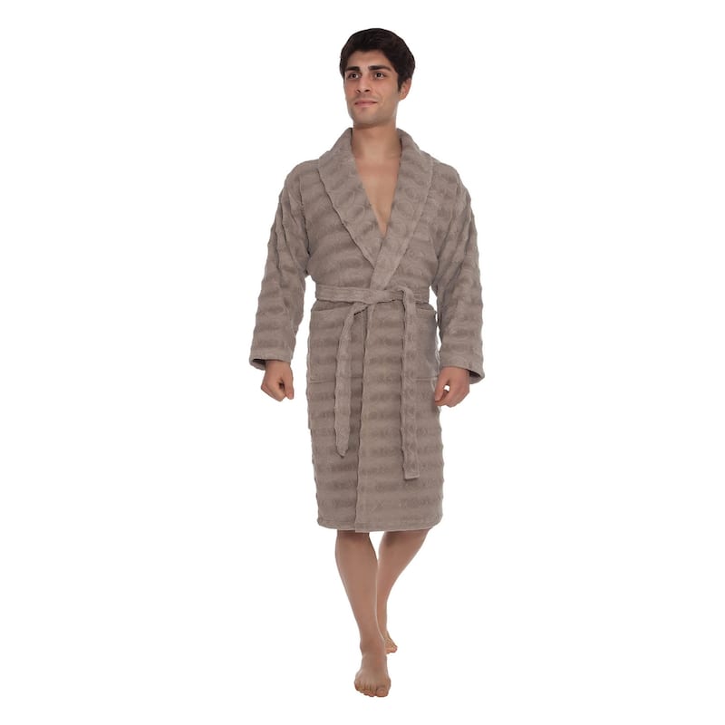 Ozan Premium Home Esperance Bathrobes Collection 100% Turkish Cotton Unisex Terry Cloth Bathrobe