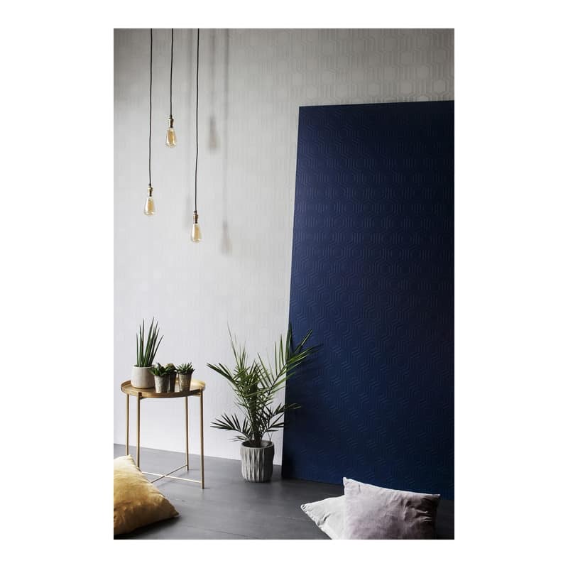 Brewster Hive Paintable Geometric Wallpaper - 20 x 396 x 0.025